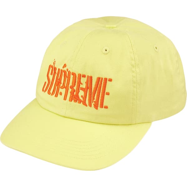 Supreme Splatter 6-Panel - Yellow (front)
