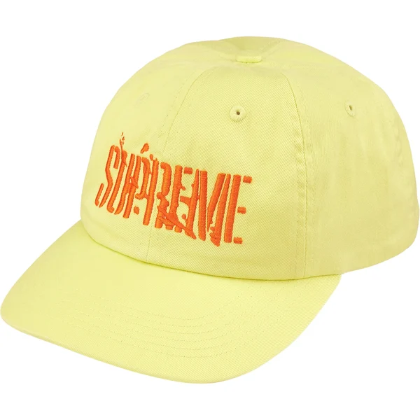 Supreme Splatter 6-Panel - Yellow (front)