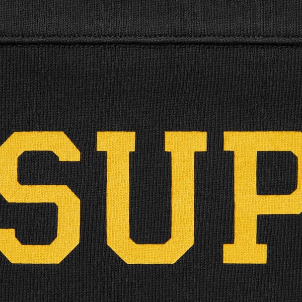 Supreme Split L/S Football Top - Black (front)