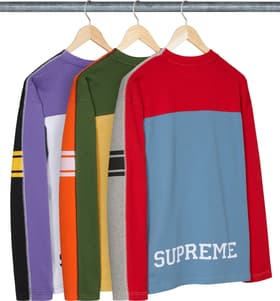 Supreme Split L/S Football Top Group Shots
