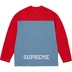 Supreme Split L/S Football Top - Heather Grey (front)