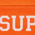 Supreme Split L/S Football Top - Orange (front)