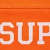 Supreme Split L/S Football Top - Orange (front)