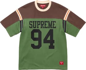 Supreme Split S/S Football Top Green
