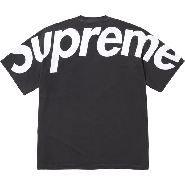 Supreme Split S/S Top - Black (front)