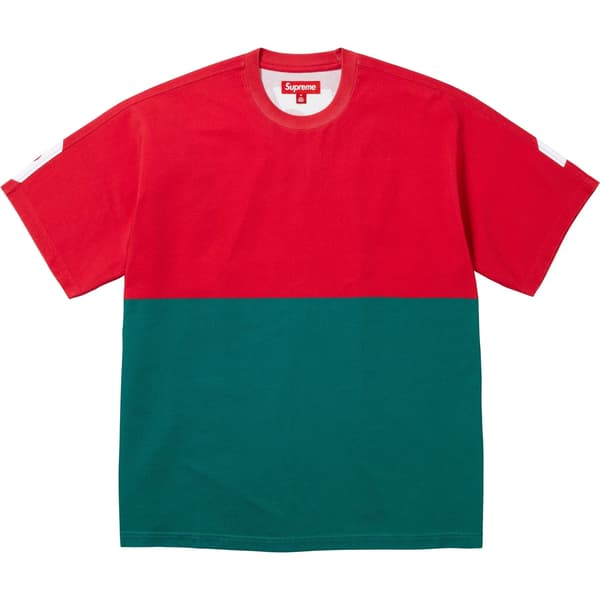 Supreme Split S/S Top - Red (front)