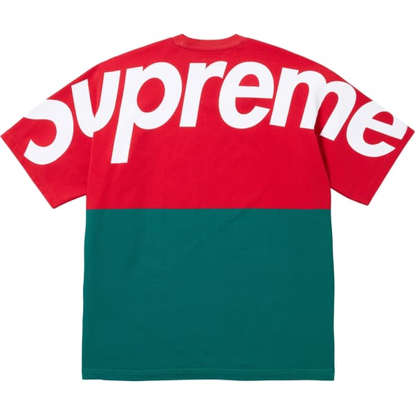 Supreme Split S/S Top - Red (front)