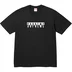 Supreme Split Tee - Black (front)