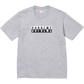 Supreme Split Tee Heather Grey