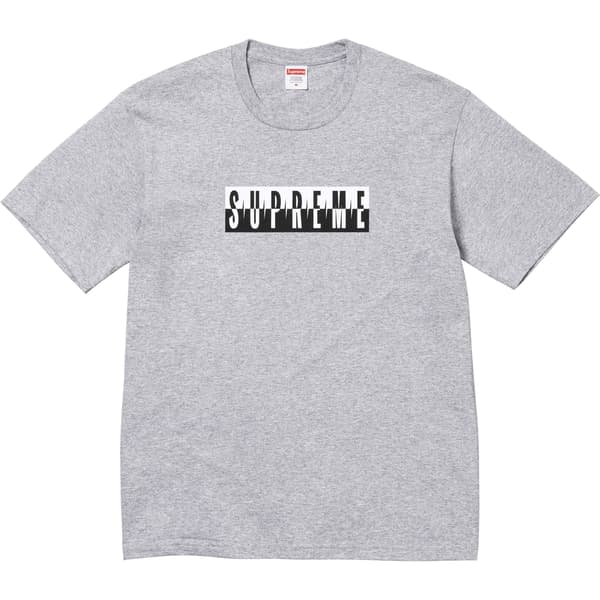 Supreme Split Tee - Heather Grey (front)
