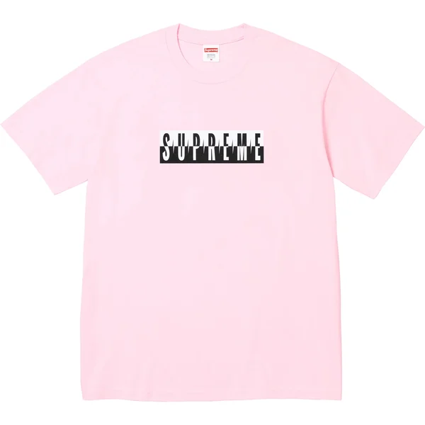 Supreme Split Tee - Light Pink (front)