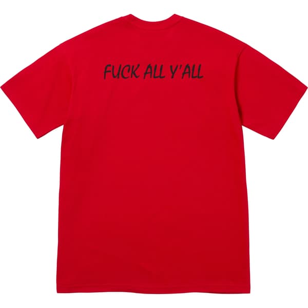 Supreme Split Tee - Red (front)