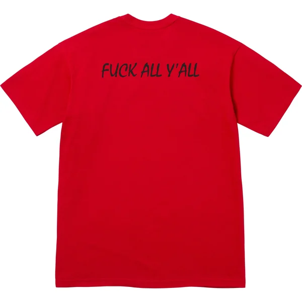 Supreme Split Tee - Red (front)