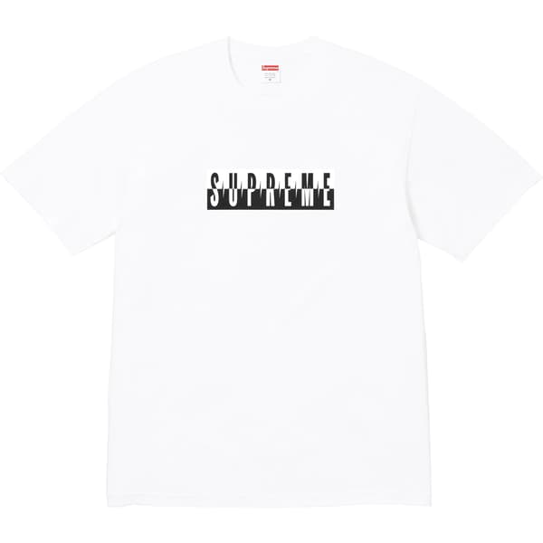 Supreme Split Tee - White (front)