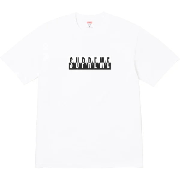 Supreme Split Tee - White (front)