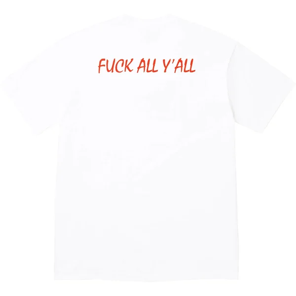 Supreme Split Tee - White (front)