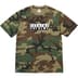 Supreme Split Tee - Woodland Camo (front)