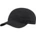 Supreme Sport Webbing Camp Cap - Black (front)