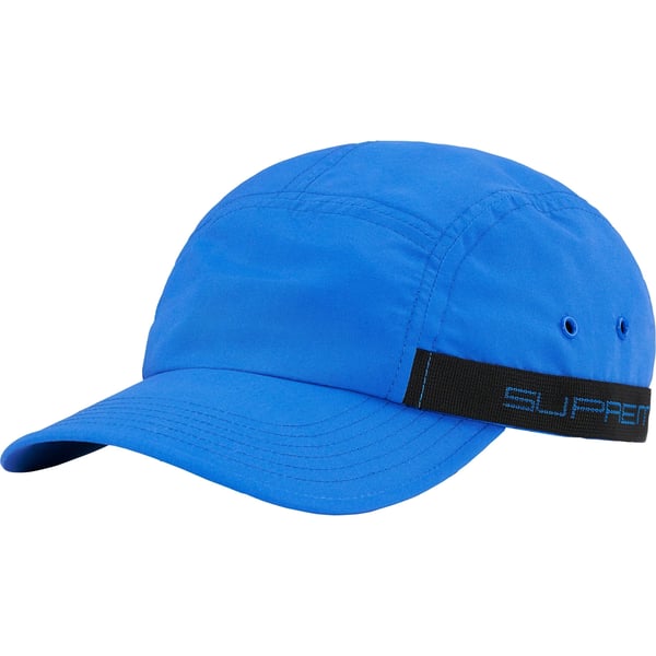 Supreme Sport Webbing Camp Cap - Bright Blue (front)