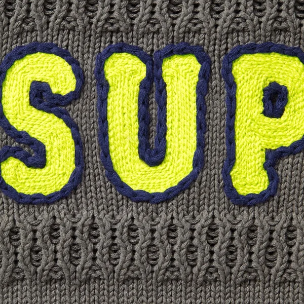 Supreme Sport Zip Up Hooded Sweater - Grey (front)