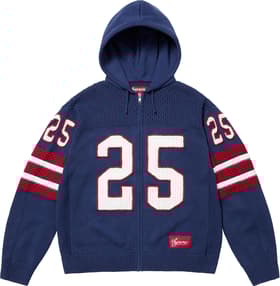 Supreme Sport Zip Up Hooded Sweater Navy