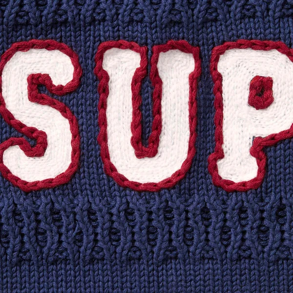 Supreme Sport Zip Up Hooded Sweater - Navy (front)