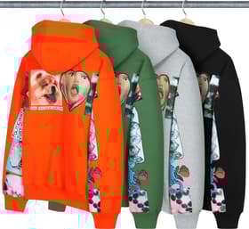 Supreme Spread Zip Up Hooded Sweatshirt