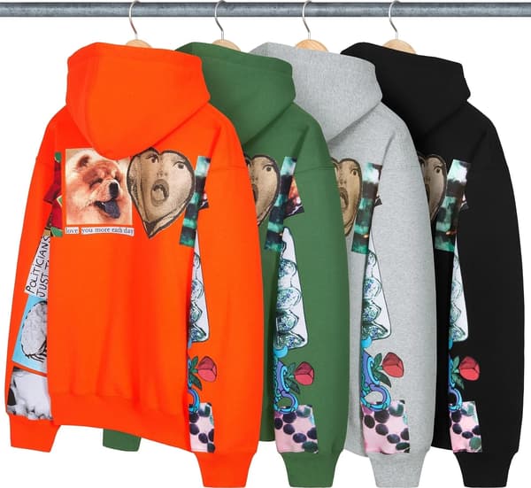 Supreme Spread Zip Up Hooded Sweatshirt - Product Image