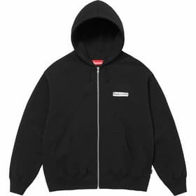 Supreme Spread Zip Up Hooded Sweatshirt Black