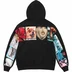 Supreme Spread Zip Up Hooded Sweatshirt - Black (front)