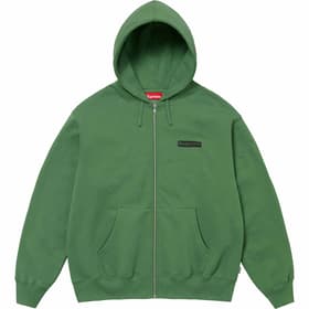 Supreme Spread Zip Up Hooded Sweatshirt Dusty Green