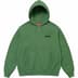 Supreme Spread Zip Up Hooded Sweatshirt - Dusty Green (front)