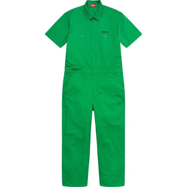 Supreme S/S Coverall - Green (front)