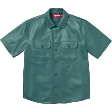 Supreme S/S Leather Work Shirt