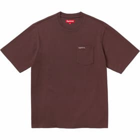 Supreme S/S Pocket Tee Brown