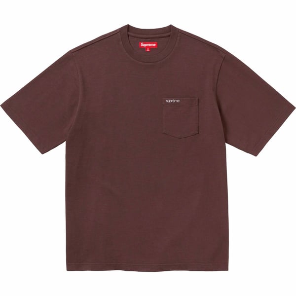 Supreme S/S Pocket Tee - Brown (front)