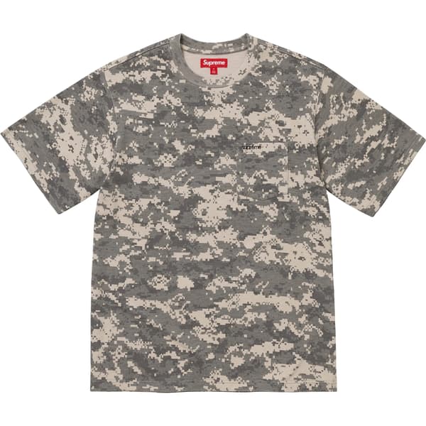 Supreme S/S Pocket Tee - Digi Camo (front)