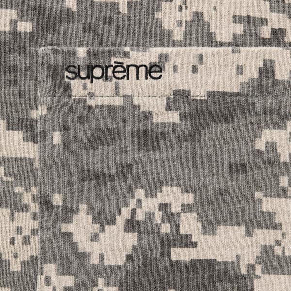 Supreme S/S Pocket Tee - Digi Camo (front)