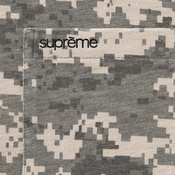 Supreme S/S Pocket Tee - Digi Camo (front)