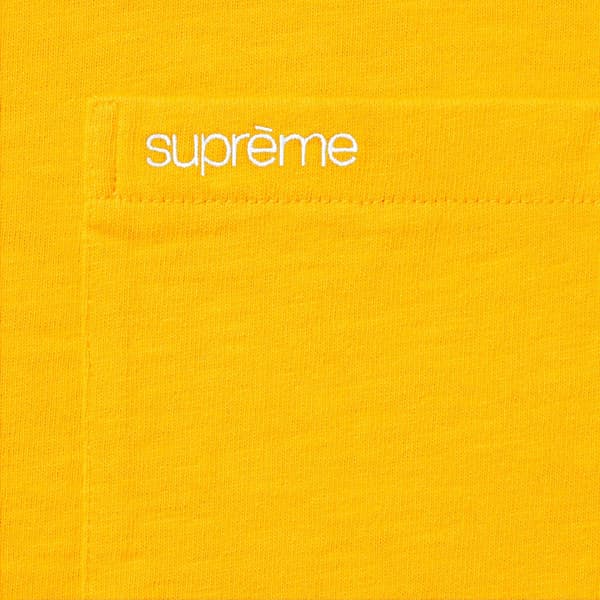 Supreme S/S Pocket Tee - Gold (front)