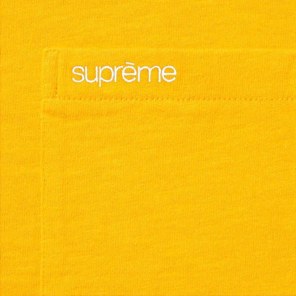 Supreme S/S Pocket Tee - Gold (front)