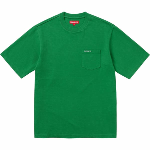 Supreme S/S Pocket Tee - Green (front)