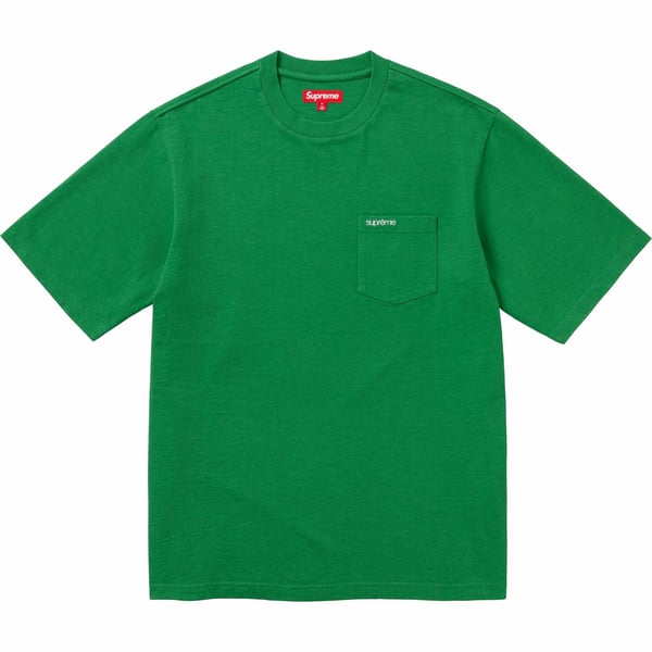 Supreme S/S Pocket Tee - Green (front)