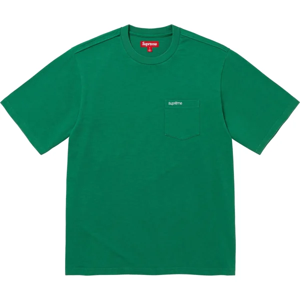Supreme S/S Pocket Tee - Green (front)