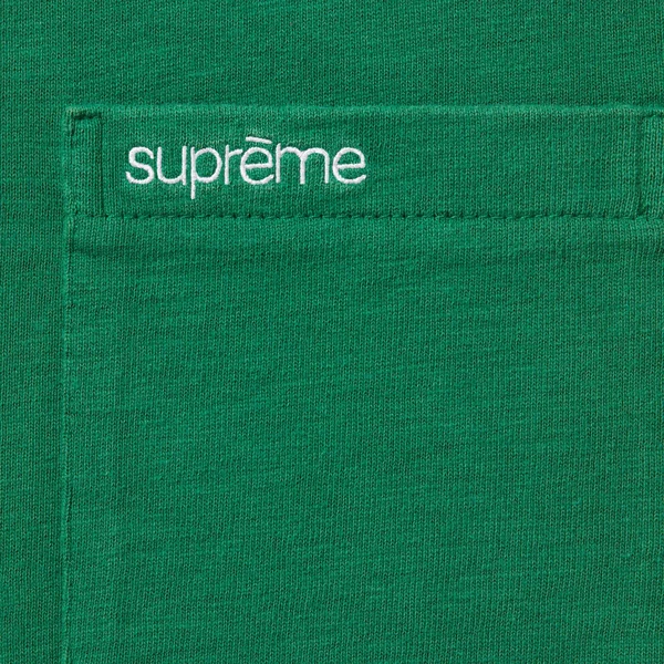 Supreme S/S Pocket Tee - Green (front)