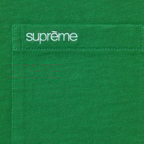 Supreme S/S Pocket Tee - Green (front)