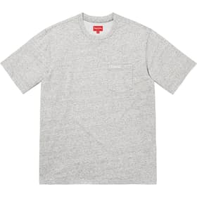 Supreme S/S Pocket Tee Heather Grey