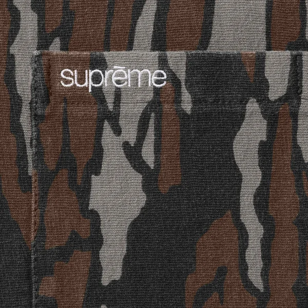 Supreme S/S Pocket Tee - Mossy Oak® Trebark® Camo (front)