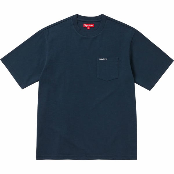Supreme S/S Pocket Tee - Navy (front)