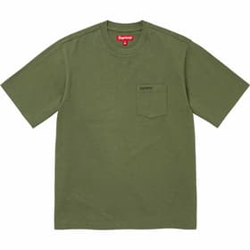 Supreme S/S Pocket Tee Olive